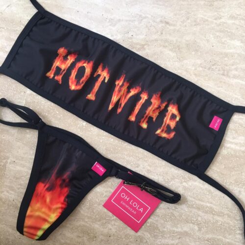 Hotwife Bandeau Micro Bikini By Oh Lola Swimwear