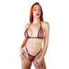 Lumberjane Sheer Micro Bikini Fun Plaid And Sheer Appeal