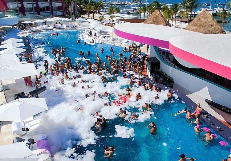 Foam Pool Party at Temptation Resort