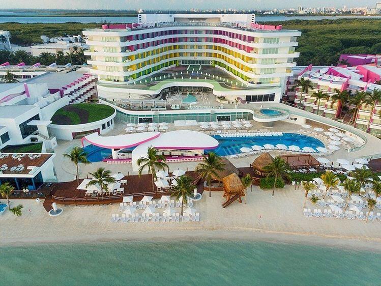 Temptation Cancun Resort Beach Views