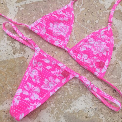 Pinks Micro Bikini by OH LOLA SWIMWEAR