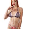 American Pride Sheer Micro Bikini by OH LOLA SWIMWEAR