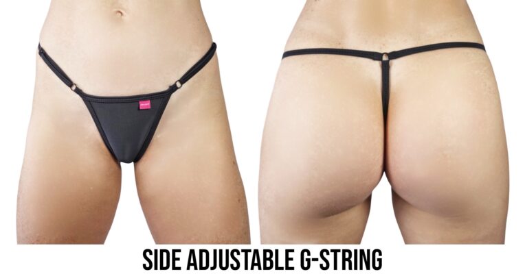 Side Adjustable G-String Bottom by OH LOLA SWIMWEAR