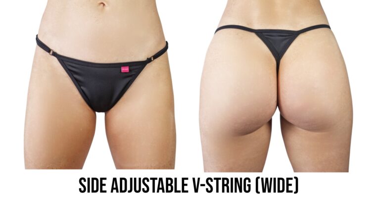 Side Adjustable V-String (Wide) by OH LOLA SWIMWEAR