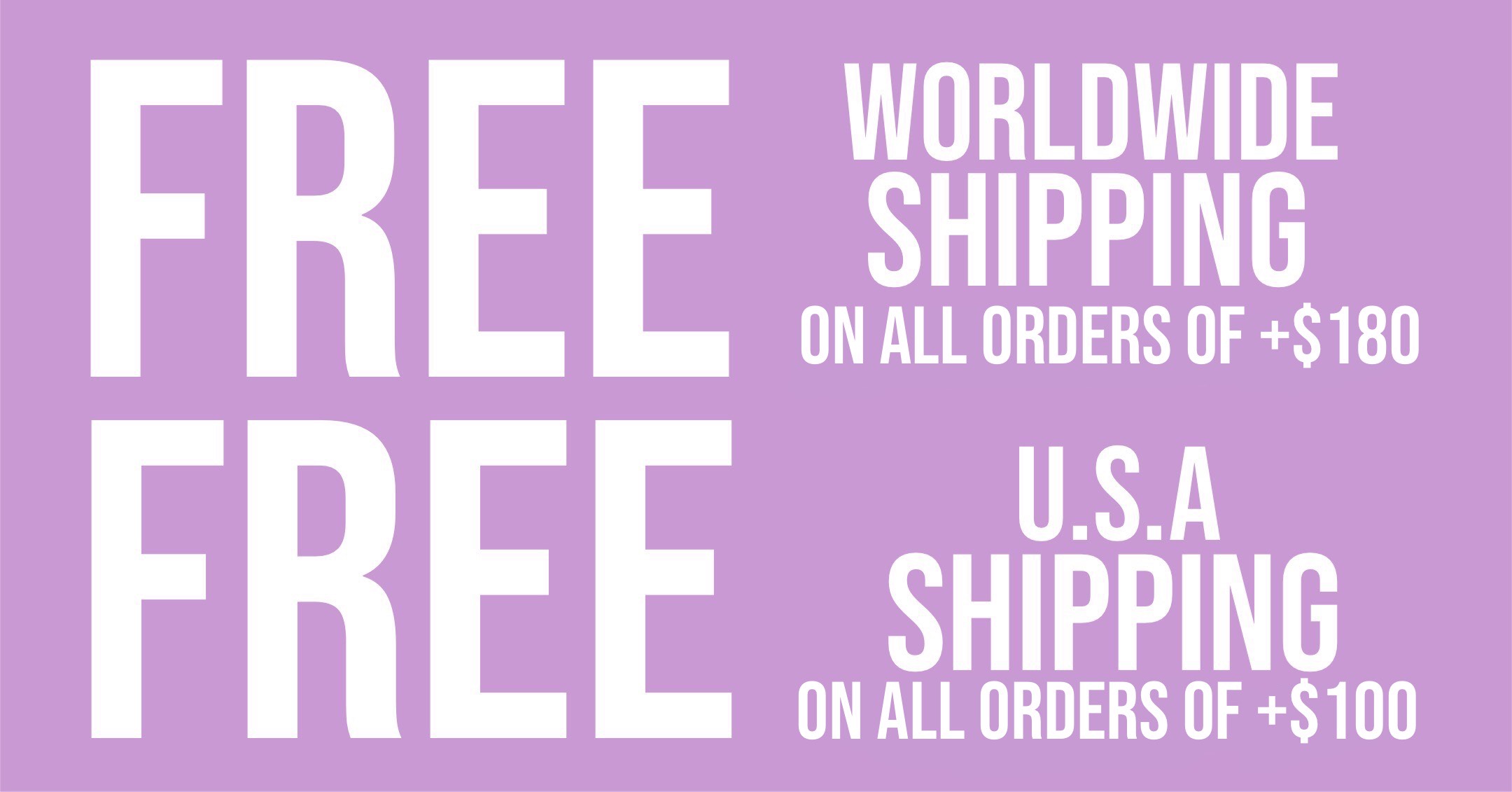 FREE SHIPPING AVAILABLE TO YOUR LOCATION