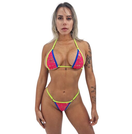 Alessandra Sheer Micro Bikini by OH LOLA SWIMWEAR