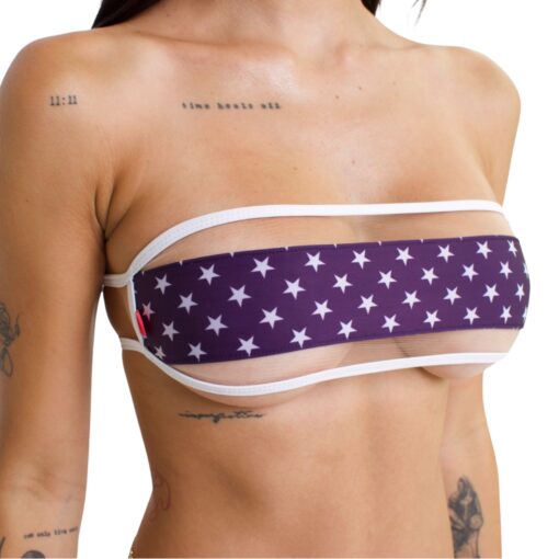 American Pride Bandeau Bikini - USA Bandeau Micro Bikini TOP