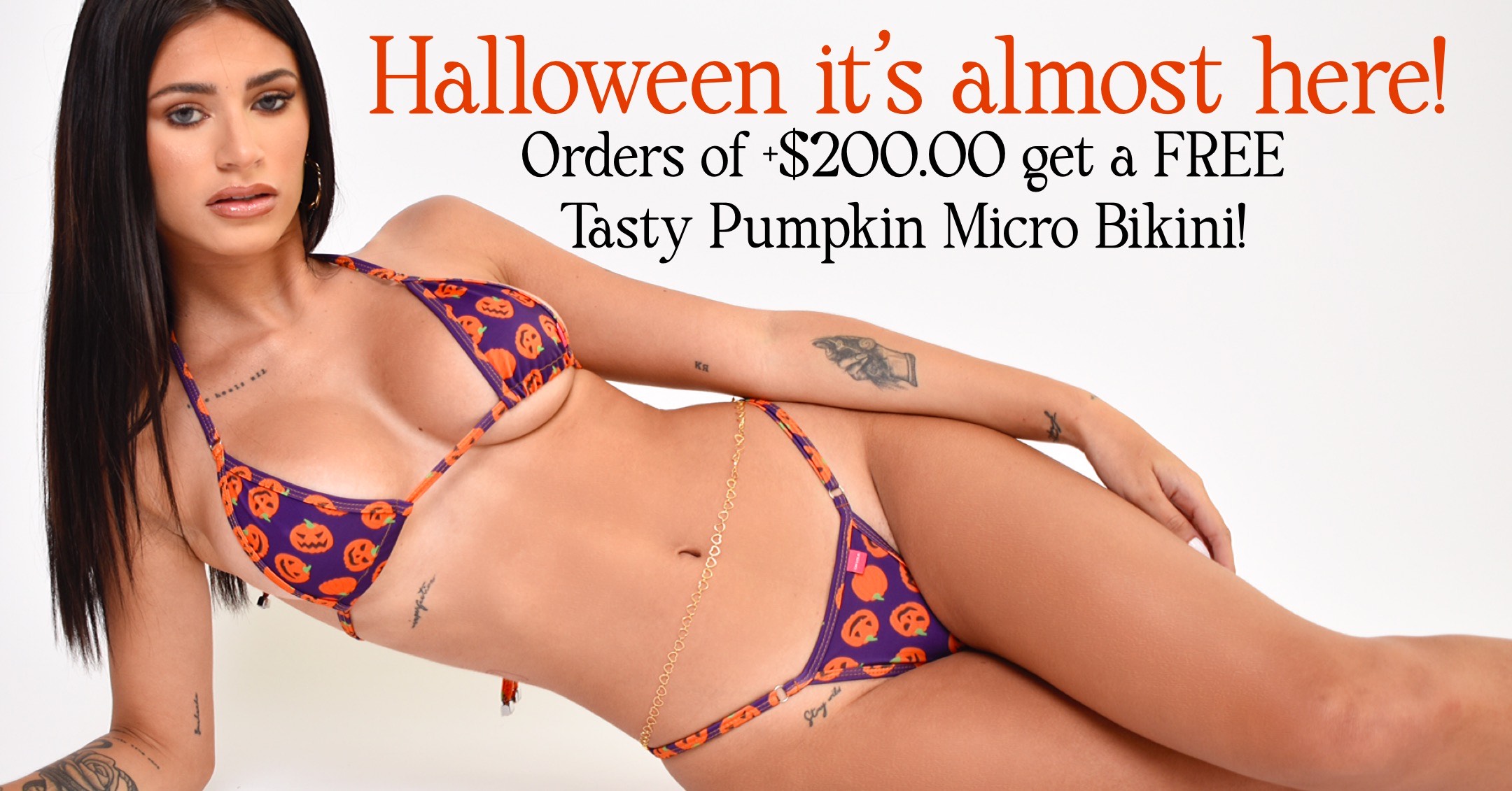Halloween Micro Bikini promo!