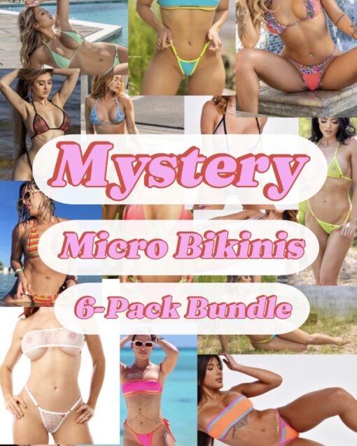 Mystery Micro Bikini 6-Pack Bundle by Oh Lola Swimwear at a dazzling price