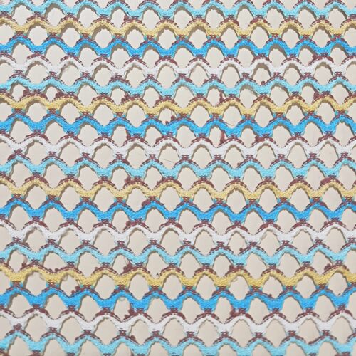 Pearl Paradise Elastic Mesh Fabric Close up