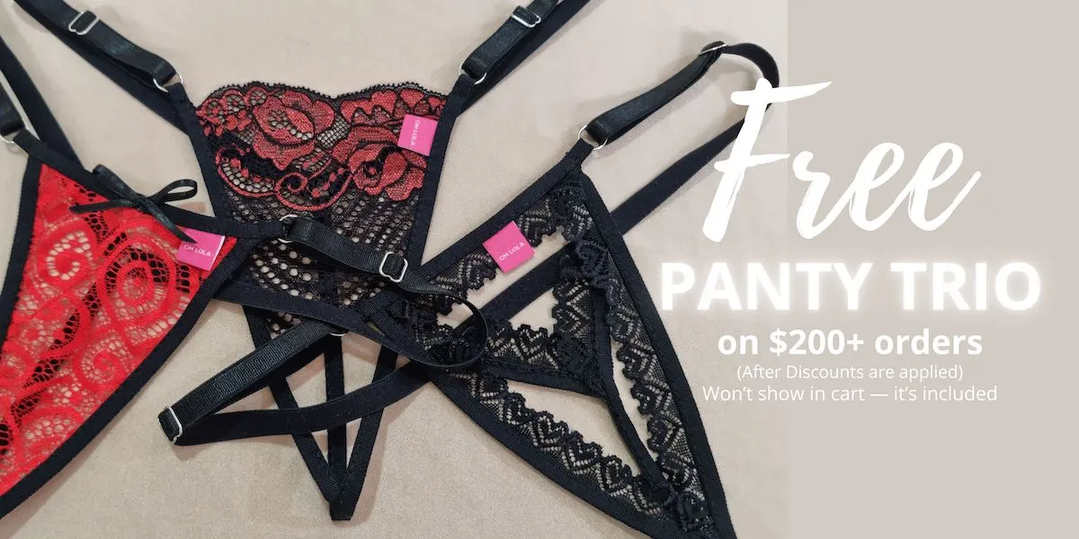 Free Panty Trio Promo Banner