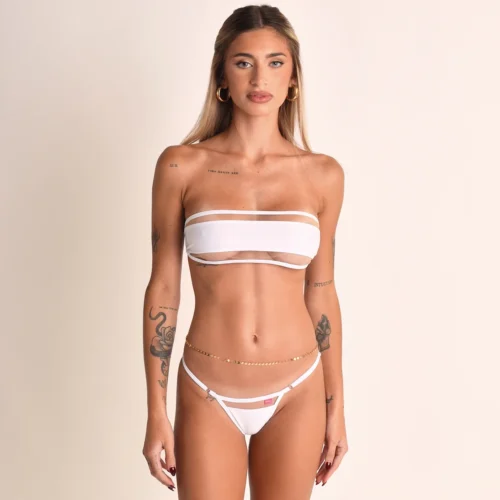 White Desert Bandeau Bikini