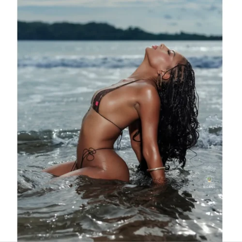 Mirage Bronze Iridescent String Bikini - Image 7